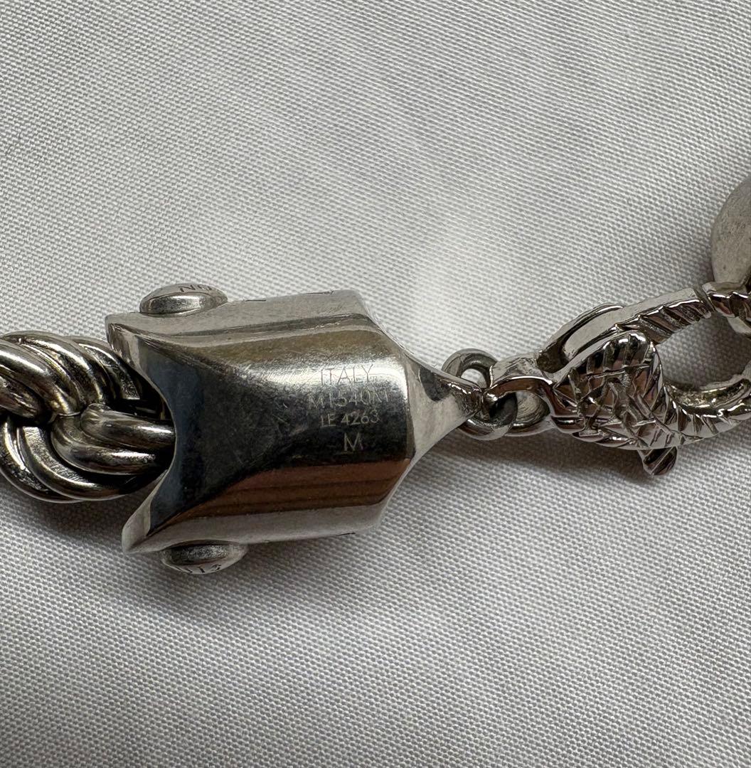 シルバー ツイストロープ ブレスレット