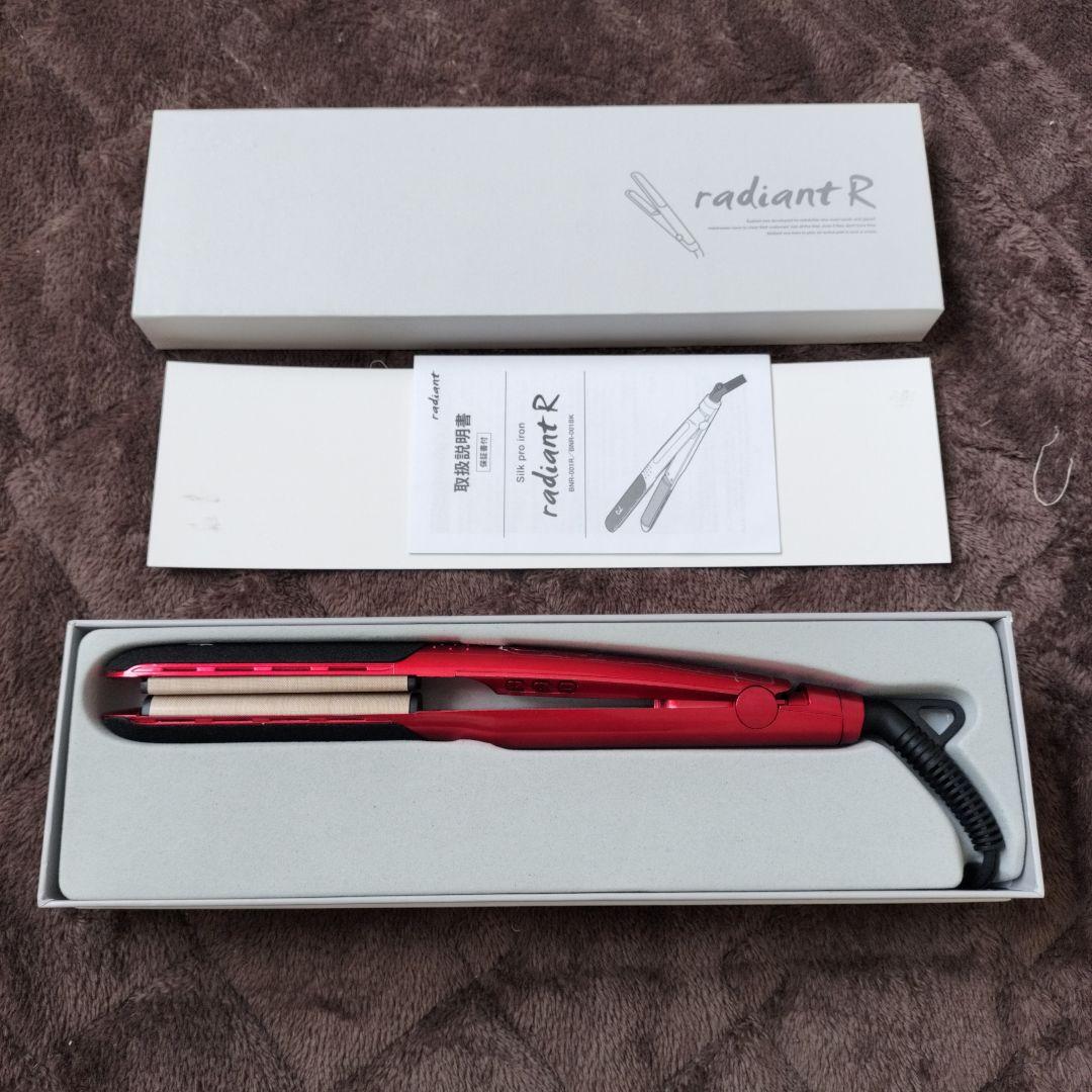 シルクプロアイロン　radiant R　レッド