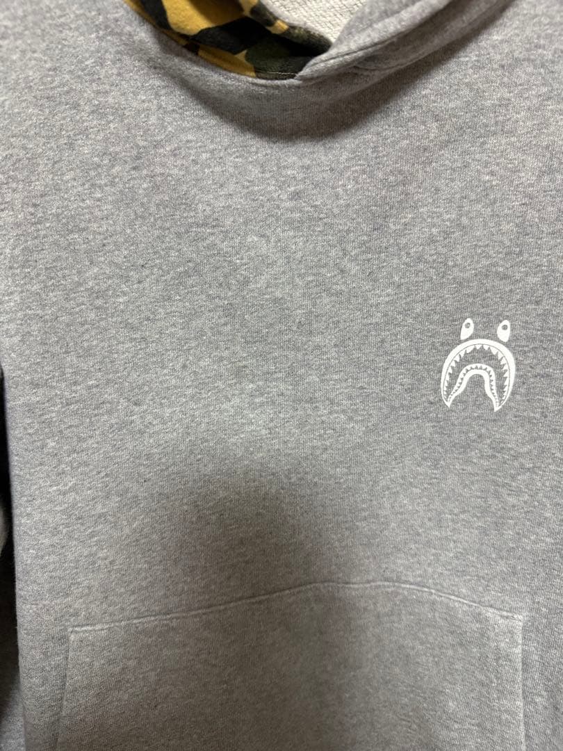 A Bathing Ape グレー パーカー Mサイズ