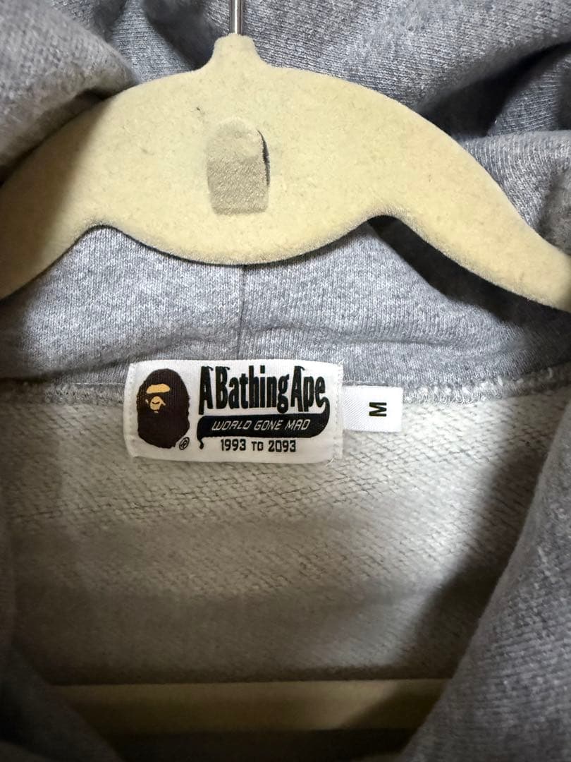 A Bathing Ape グレー パーカー Mサイズ