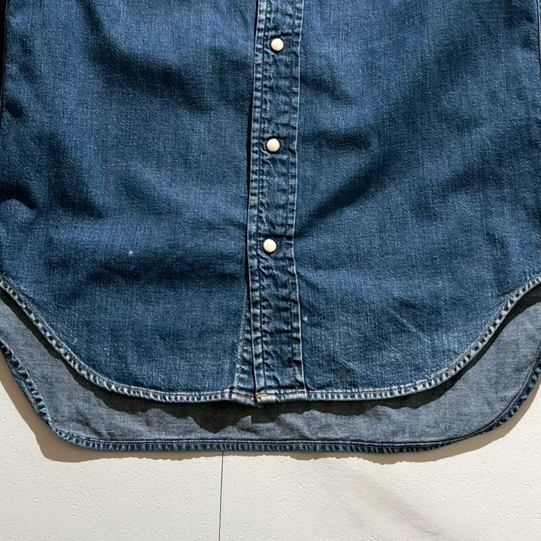 希少　アーカイブ　KAPITAL　変形マルチポケット　ウエスタン　デニムシャツ