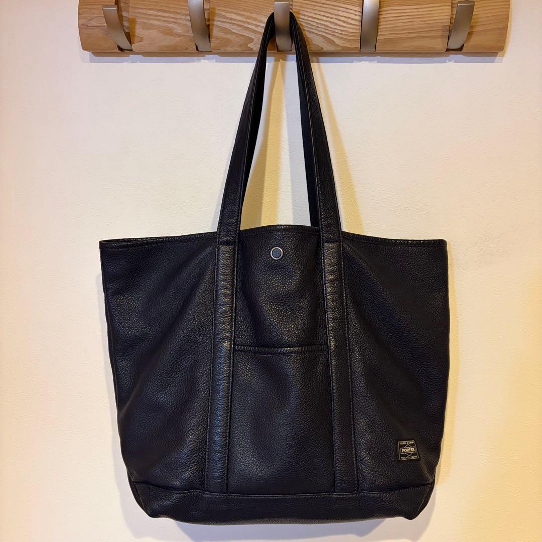 PORTER / SENSUOUS TOTE BAG(M) レザー トートバッグ