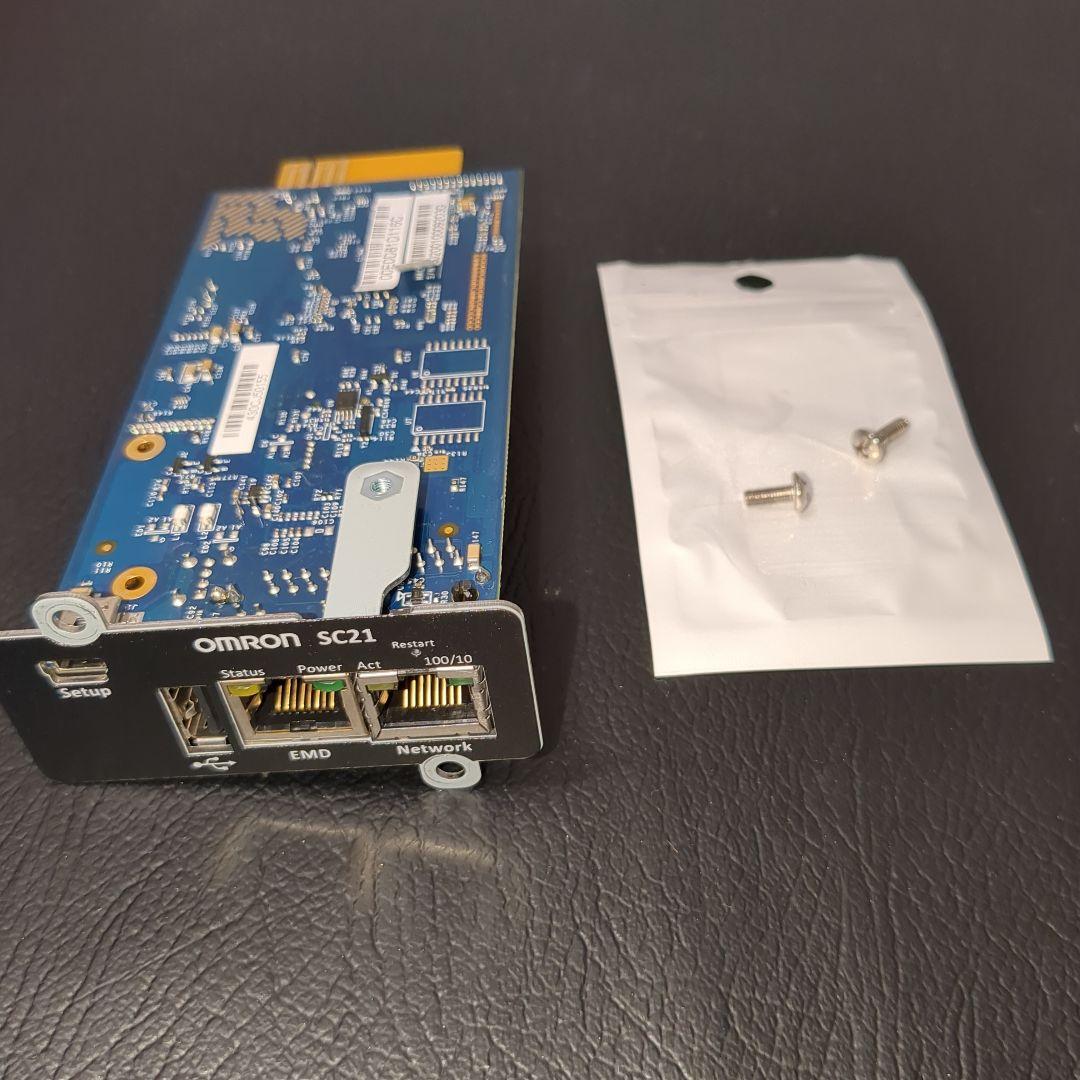 omron SNMP Webカード SC21 ups無停電装置Webカード