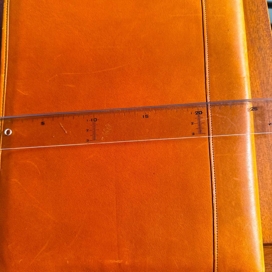 g*y様 新品未使用、自宅保管COACH A4版　レザー ノートパッドブラウン