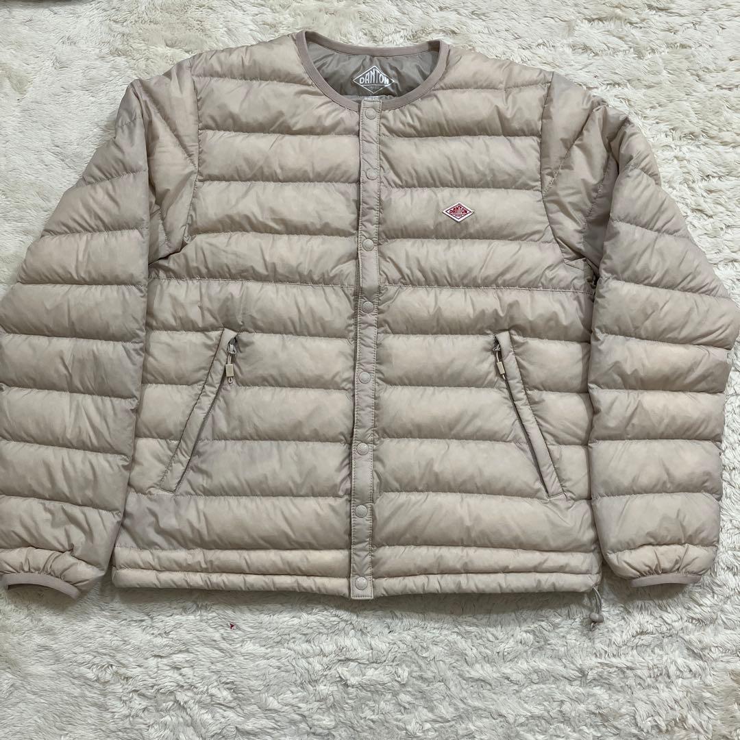 くまモン4号。DANTON ダントン クルーネック インナーダウンS