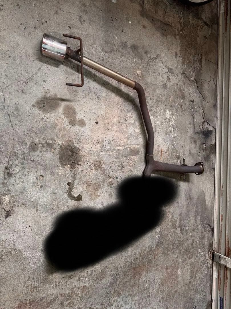 マークXマフラー本体、純正加工マフラー