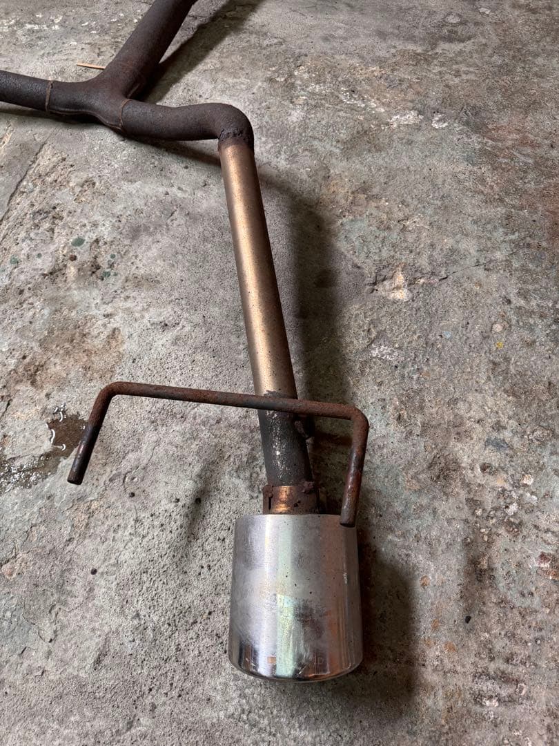 マークXマフラー本体、純正加工マフラー