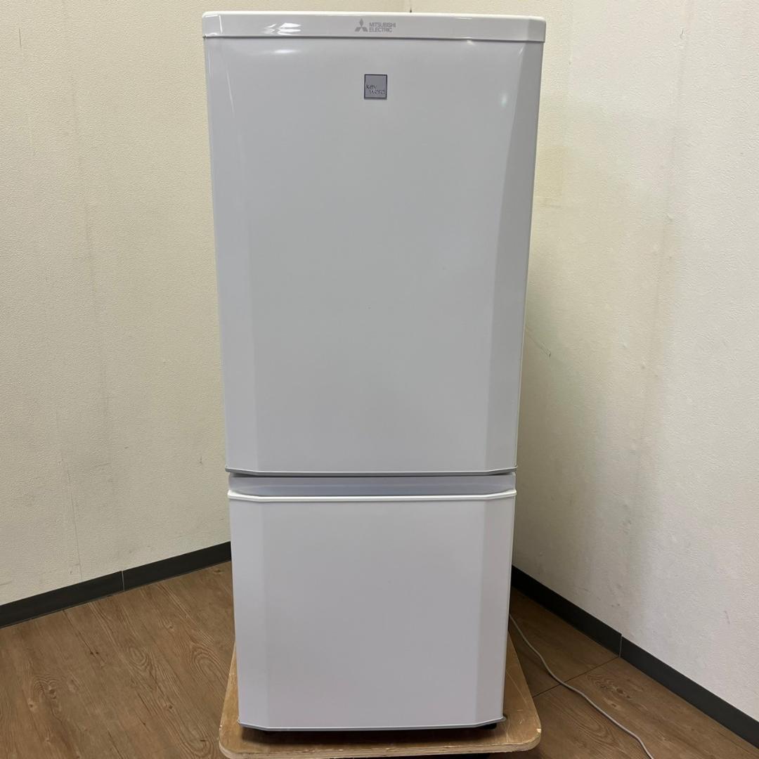 2020年製 146L 三菱ノンフロン冷凍冷蔵庫 MR-P15EE-KW1