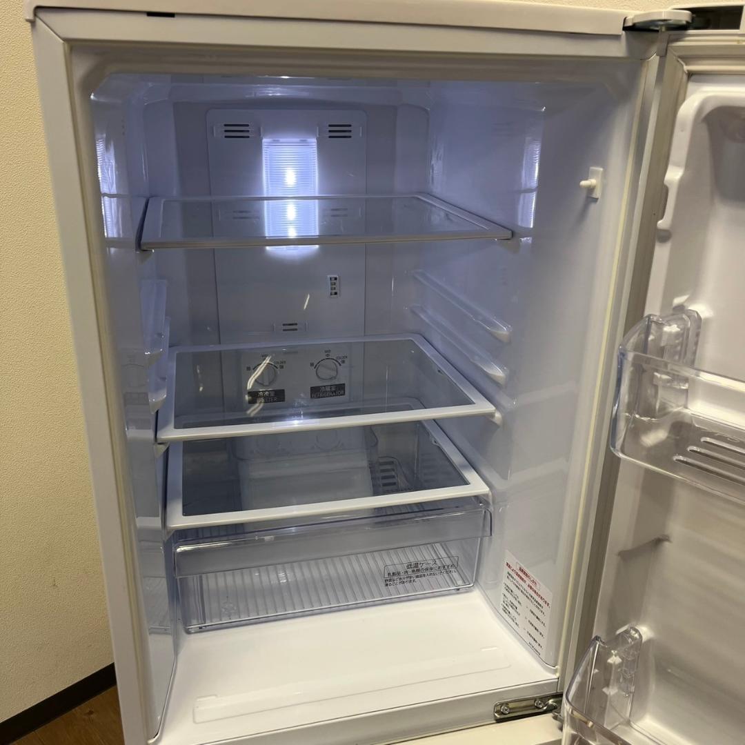 2020年製 146L 三菱ノンフロン冷凍冷蔵庫 MR-P15EE-KW1