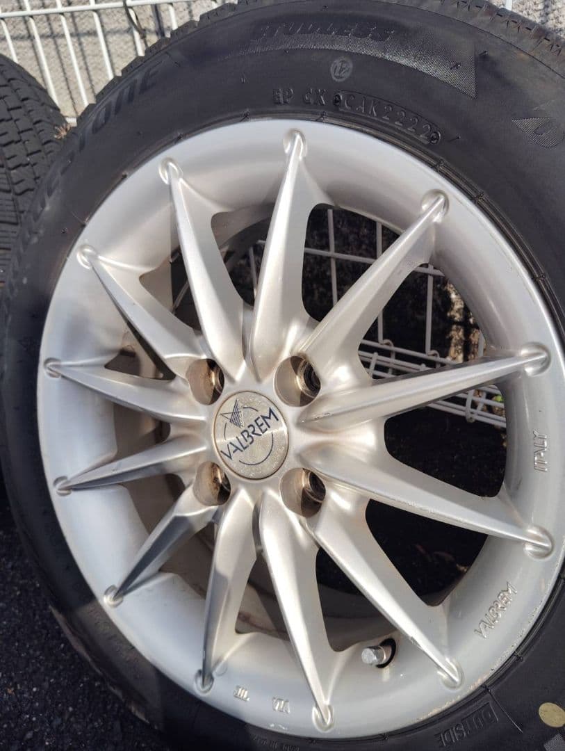 ①VALBREM 14インチ スタッドレス４本セット(２本価格)①②セット品