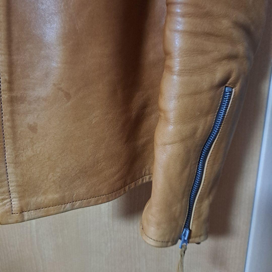 ヒ*シ様 Buco J100 キャメル シングルライダースジャケット 42