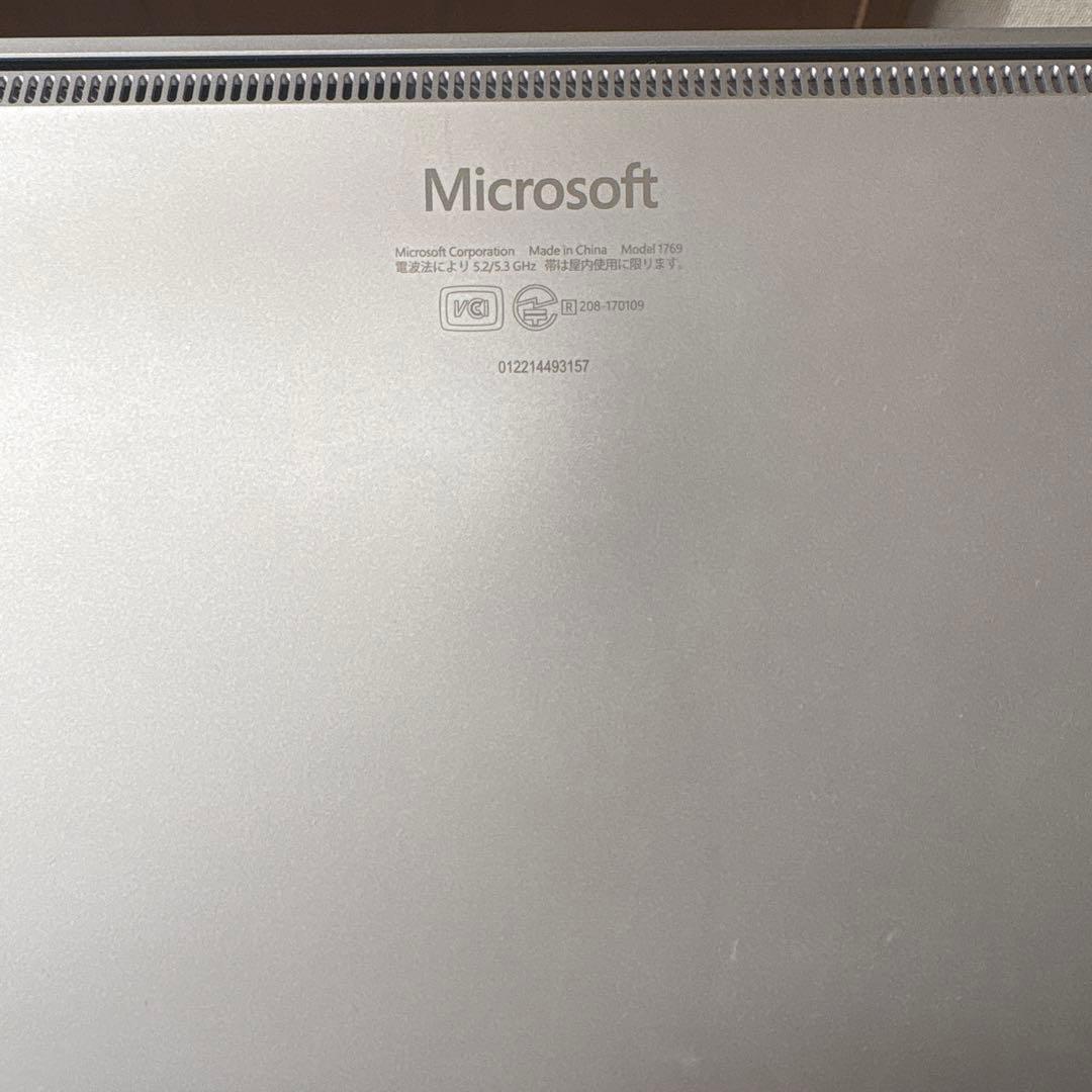 【ジャンク品】Surface Laptop 2 初期化済みSSD不良｜付属品あり