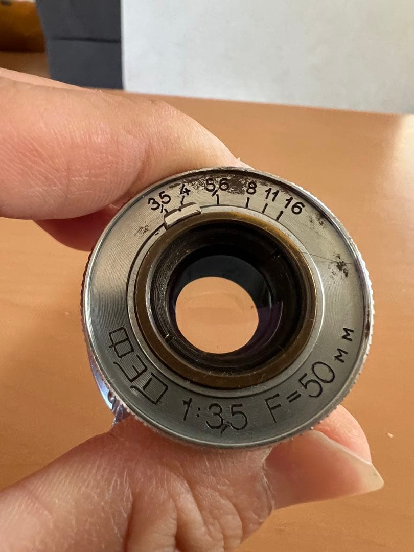 分解清掃済 沈胴型レンズ INDUSTAR-10 50mm f3.5