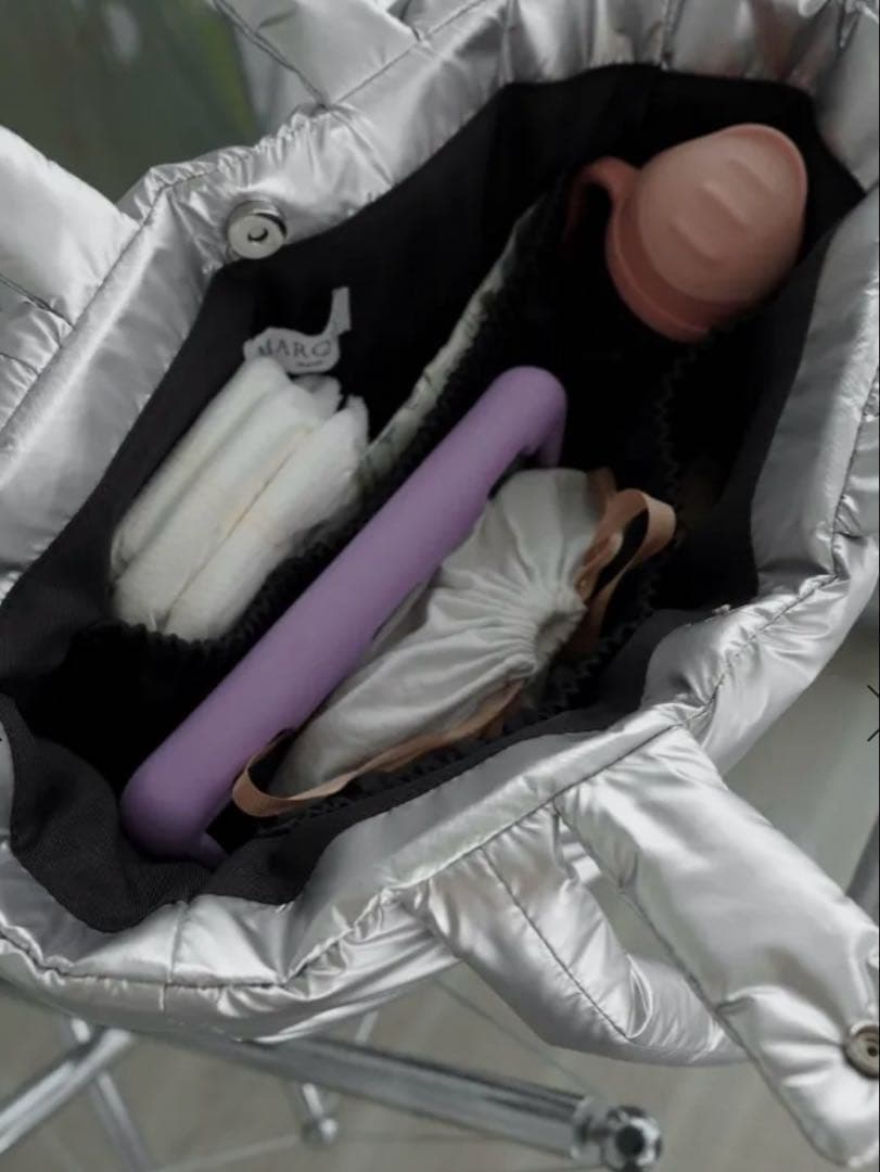 【新品】MARQUE 仲村美香　マザーズバッグ　シルバー