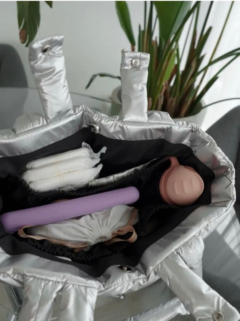 【新品】MARQUE 仲村美香　マザーズバッグ　シルバー