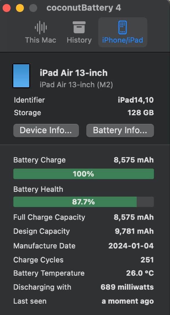 iPad Air (M2) 128GB WiFi 13インチpencil pro