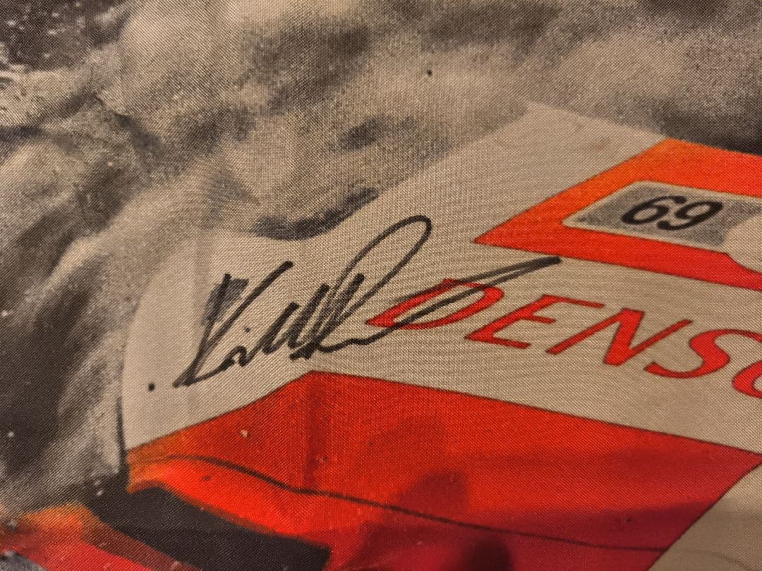 トヨタGRカッレ　ロバンペラ組 横断幕サイン入 非売品ラリージャパン実使用品