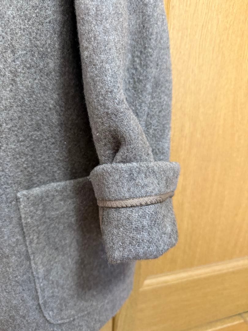 DANTON ウールノーカラージャケット