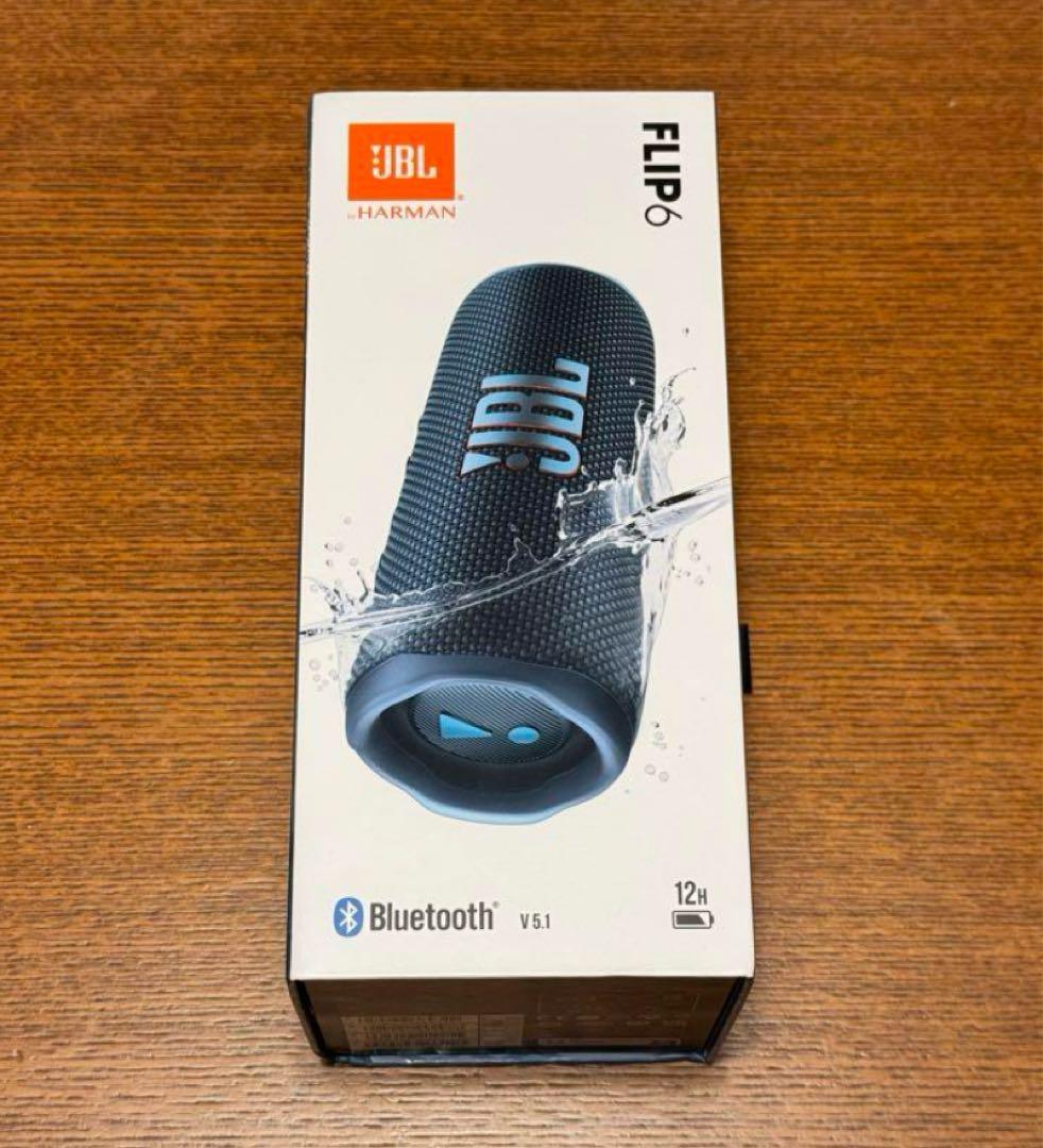 JBL FLIP6 Bluetooth Speaker Black 新品未使用