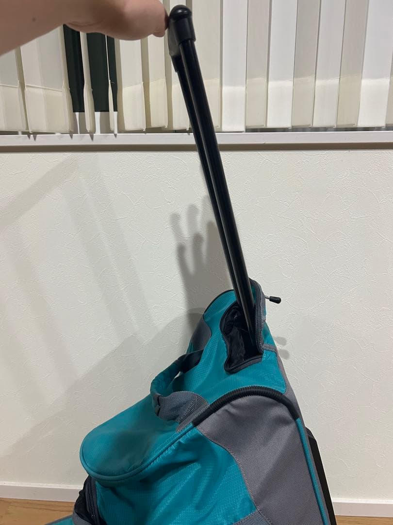 Coleman ボストンバッグ ターコイズ　キャスター付き　旅行　キャンプ