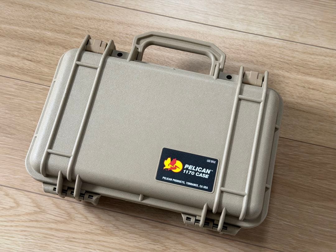 【フォーム付き】PELICAN 1170 デザートタン ペリカンケース収納box