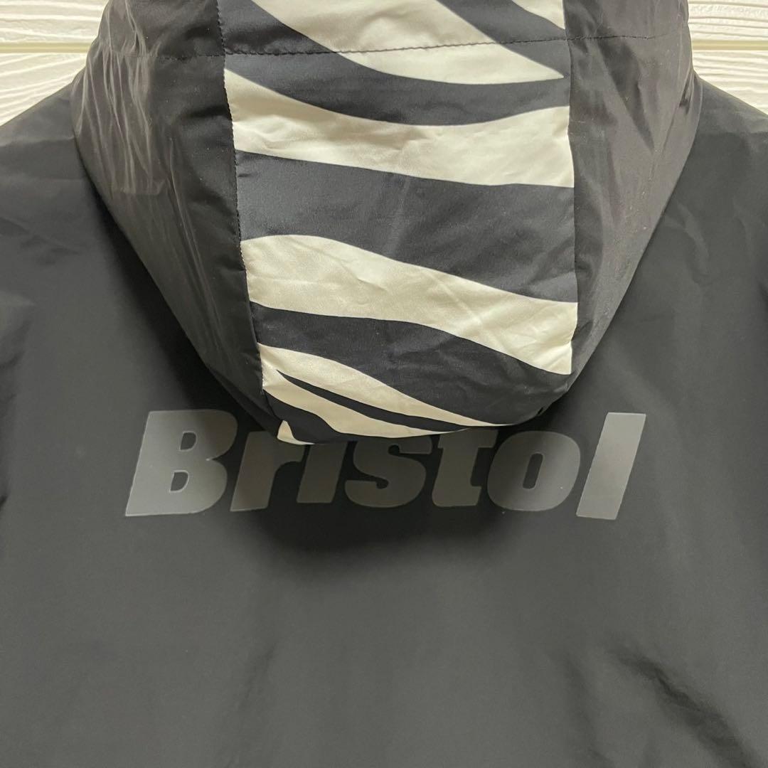 【未使用保管】F.C.R.B. ブリストル ゼブラ柄 ナイロンパーカー XL