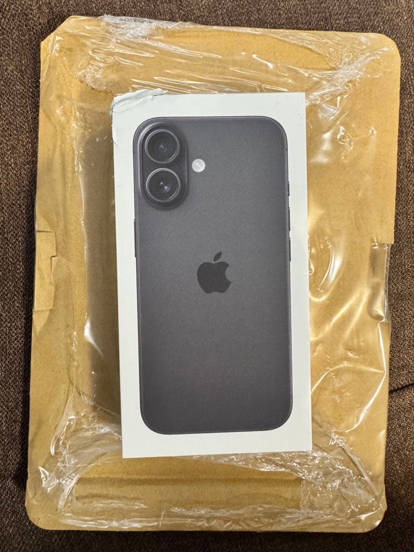 iPhone16 新品ブラック 残債なし simフリー※箱難あり