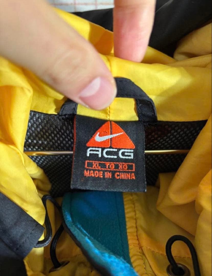 00s Nike ACG フード付きナイロンジャケット XL アノラックパーカー