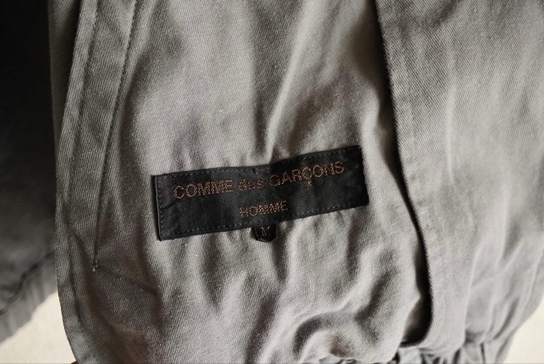 COMME des GARÇONS グレー Mサイズ ジップアップパーカー