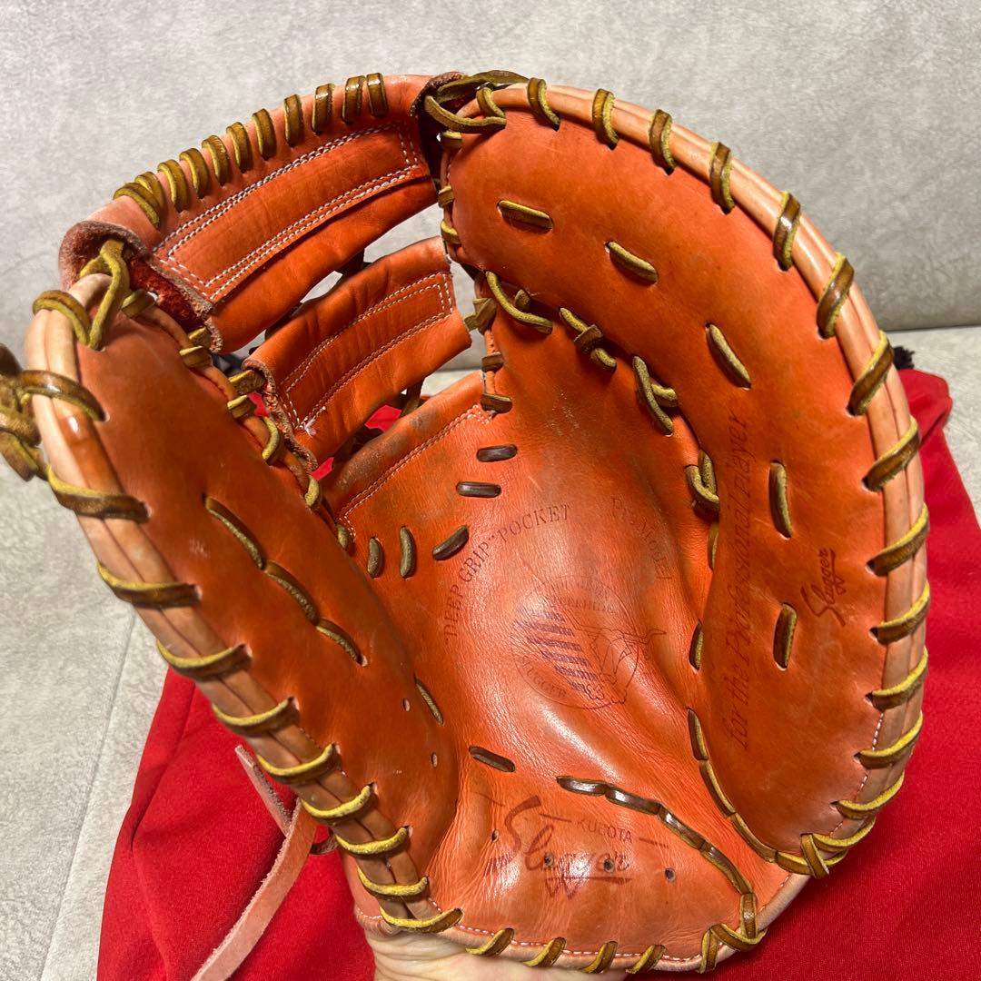 久保田スラッガー 軟式ファーストミット 袋付 東京支店型付け