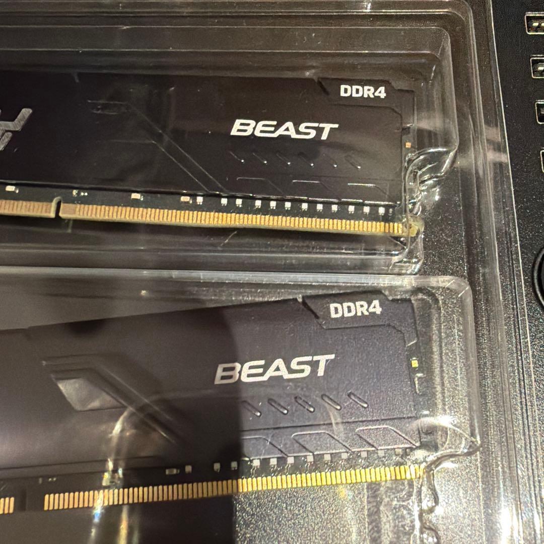 KINGSTON FURY BEAST DDR4 16GB 2枚