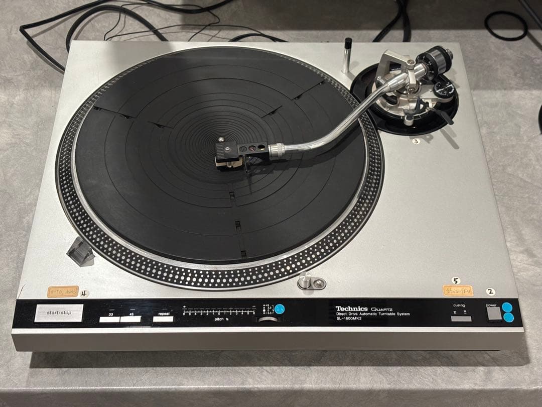 Technics テクニクス ターンテーブル SL-1600MK2 通電確認済