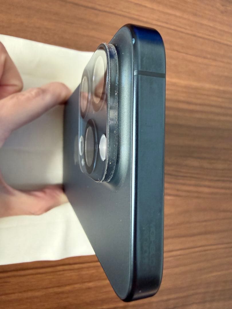 【美品】iPhone15Pro 256GB ブルーチタニウム バッテリー８５%↑