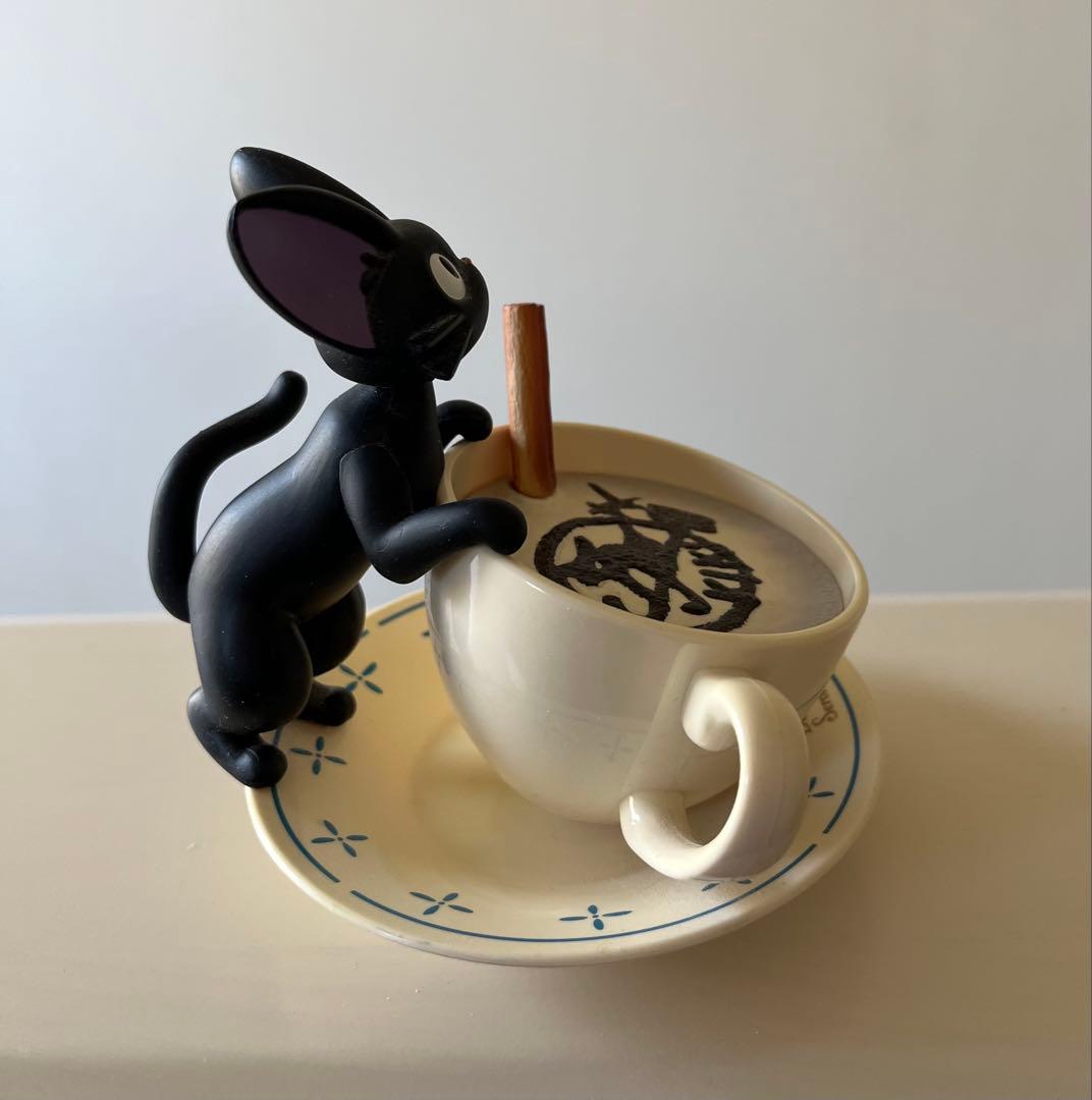 魔女の宅急便 ジジ ティーカップ型小物入れ カプチーノアート コーヒーカップ