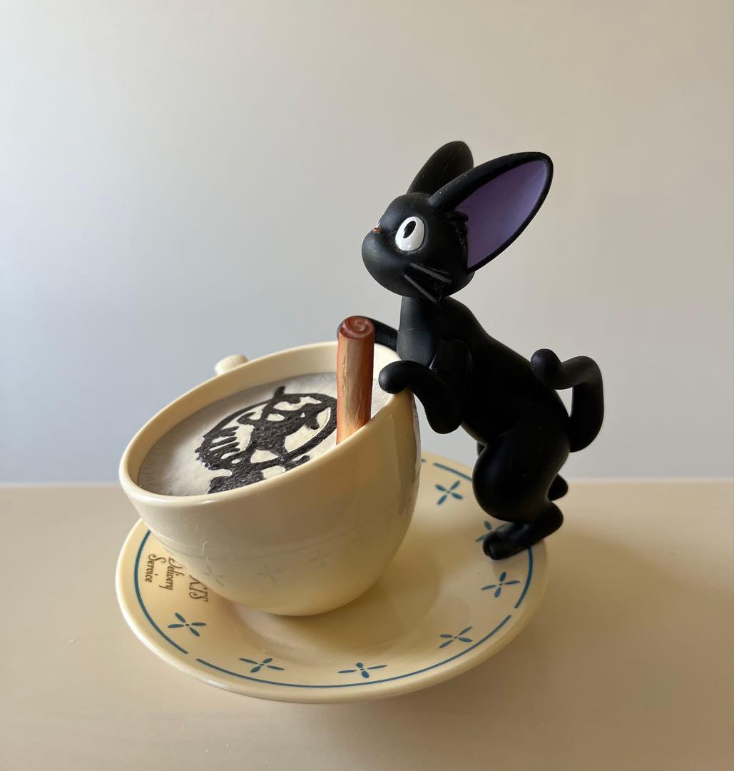 魔女の宅急便 ジジ ティーカップ型小物入れ カプチーノアート コーヒーカップ