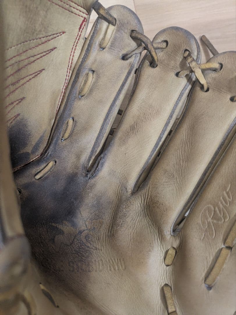 RYU 硬式グラブ 投手用 キャメル