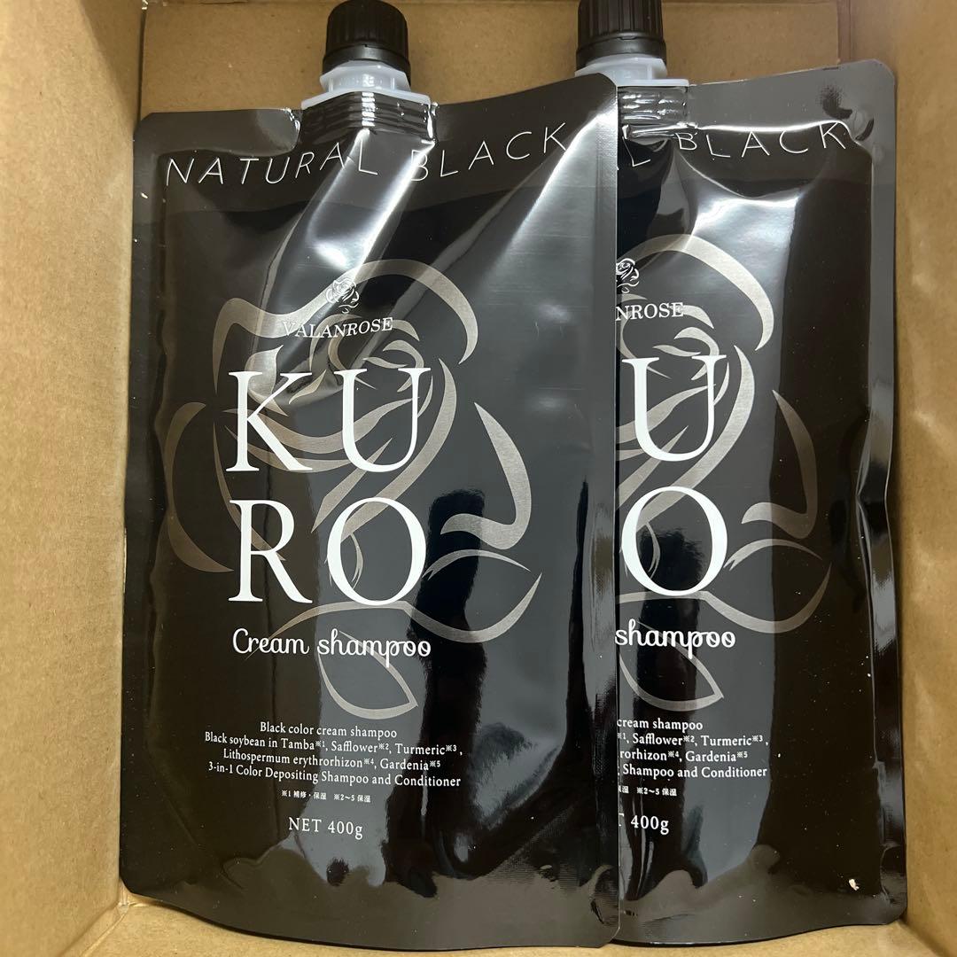 Arianrose KURO シャンプー 400g 2個セット白髪染め 南野