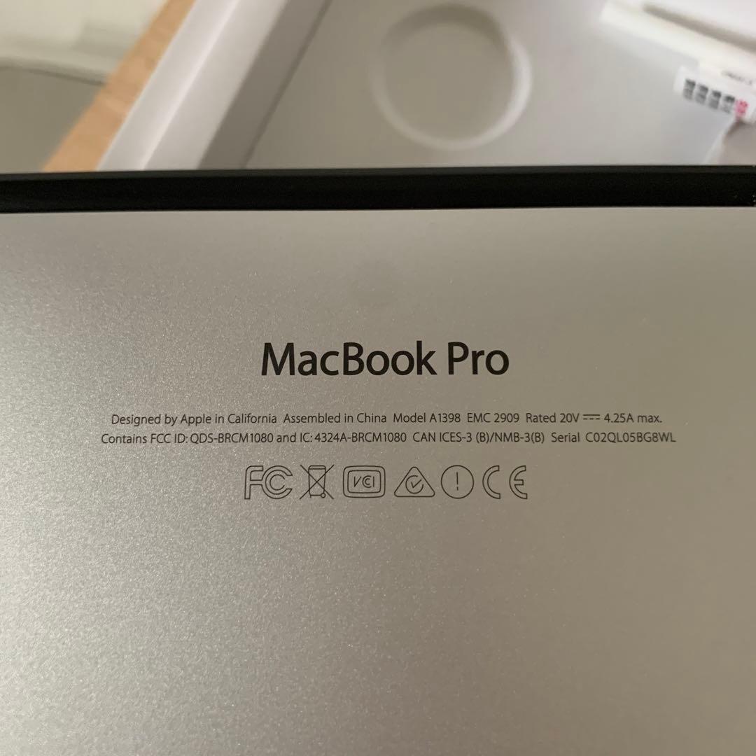 MacBook Pro 2015 15inch US キーボード