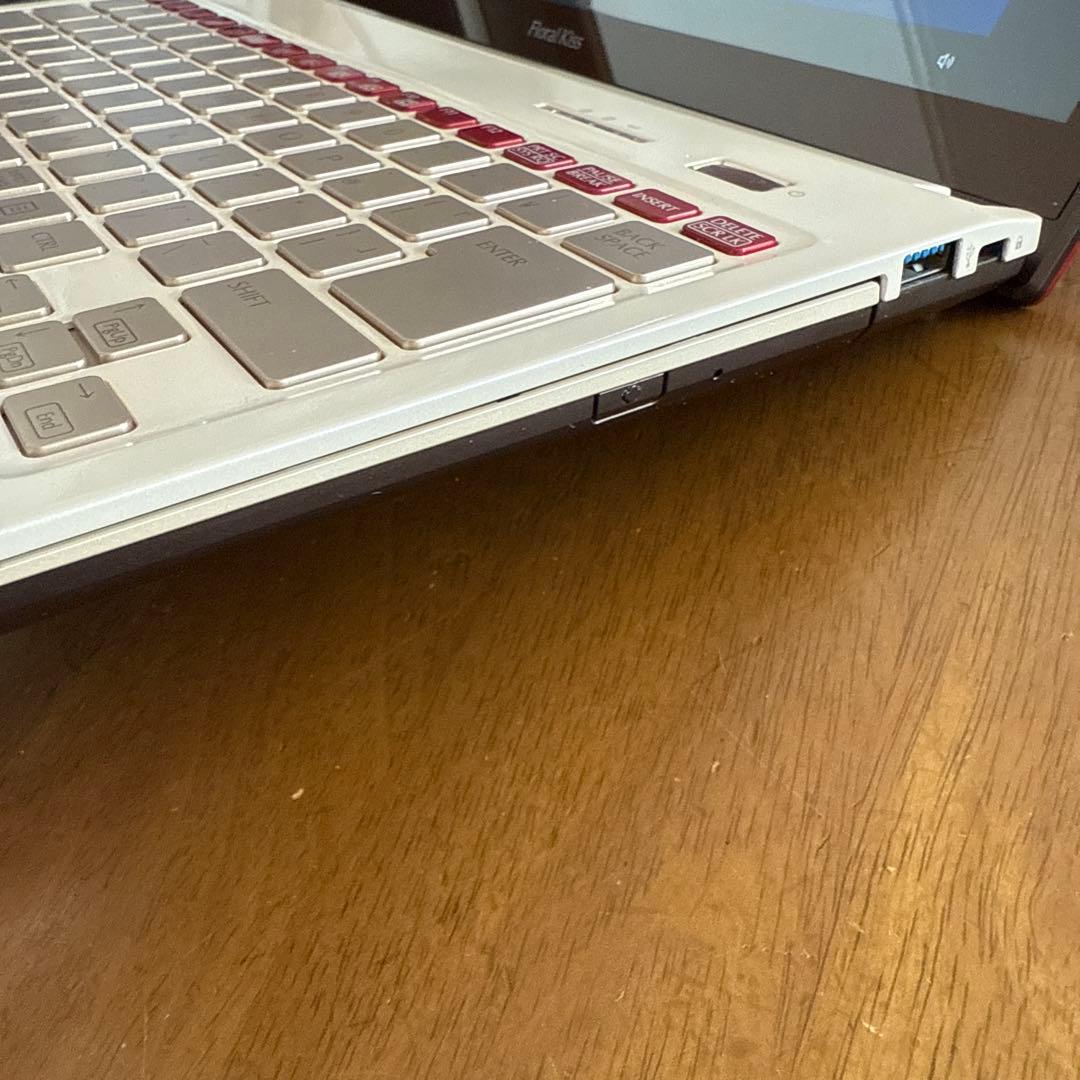 Floral Kiss 可愛いノートPC ピンク/ワインレッド　電源コード付