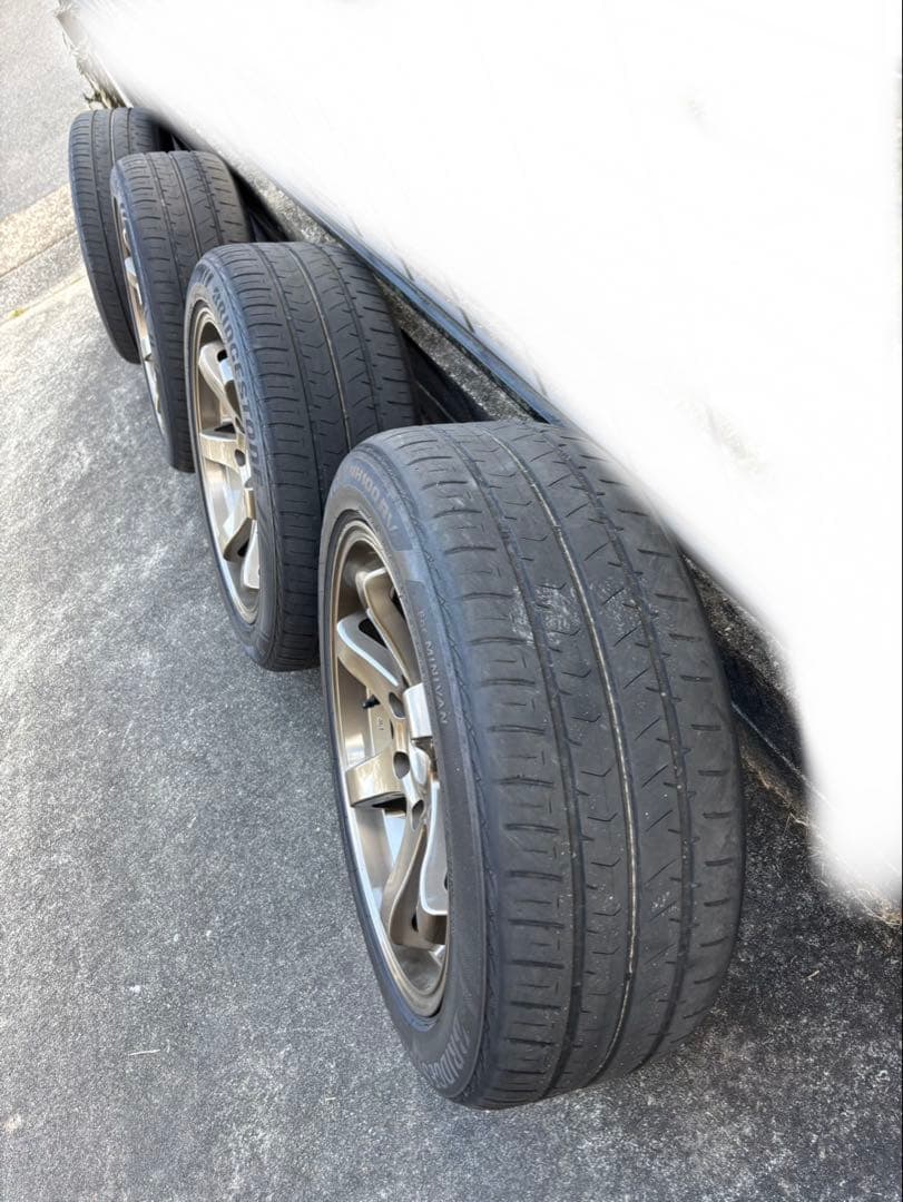 舞杏 BUAN KB RACING 18インチ ホイール ブロンズ　セット