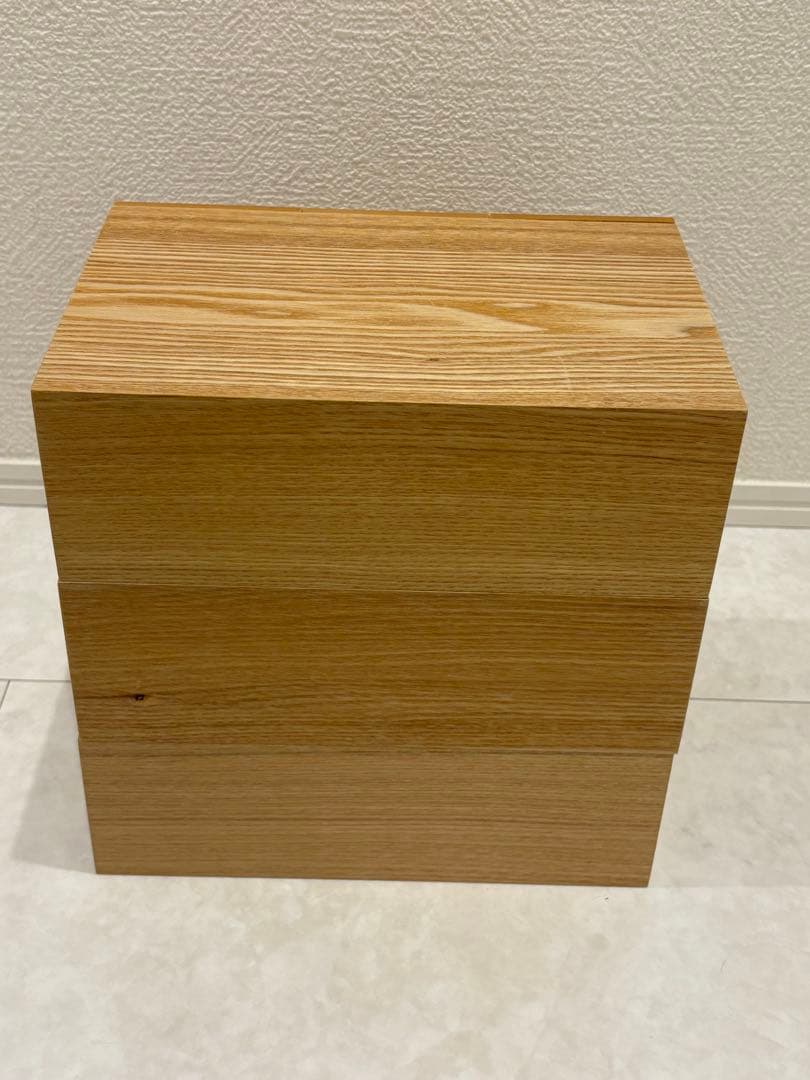 無印良品　天然木収納ボックス 13引き出し