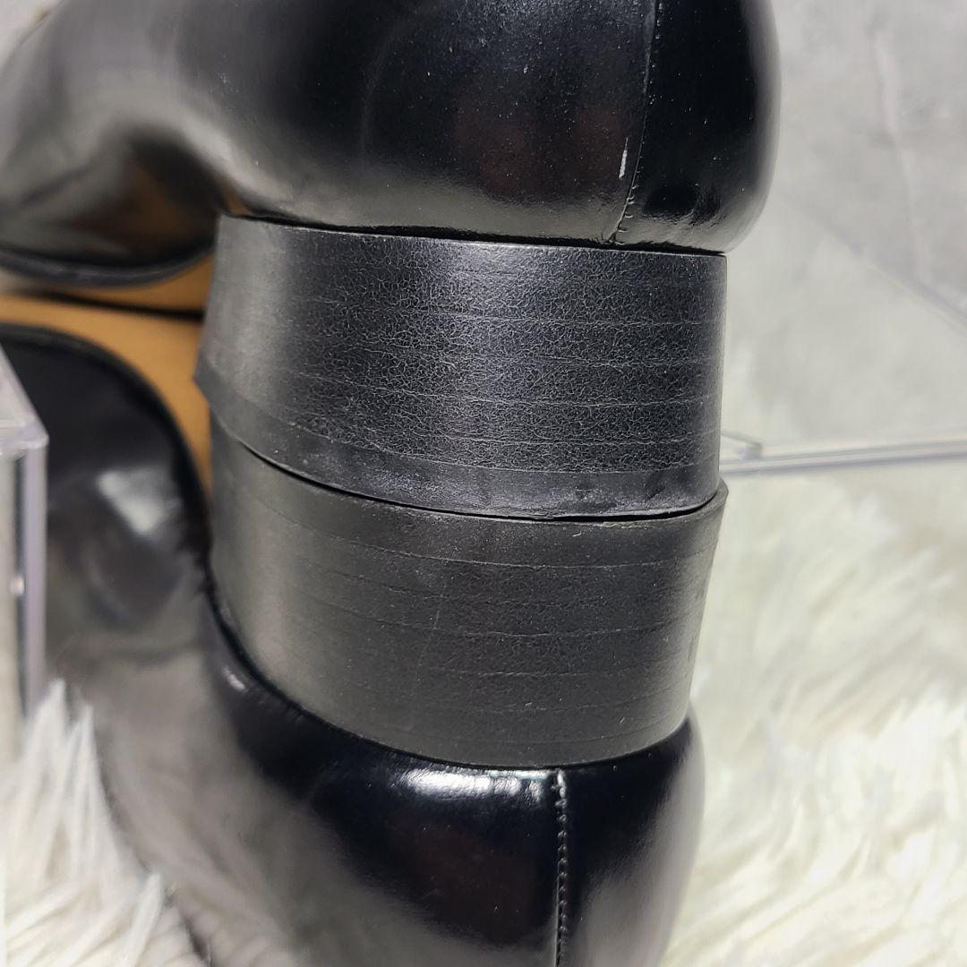 【GUCCI】ゴールド金具　スクエアトゥパンプス　ブラック