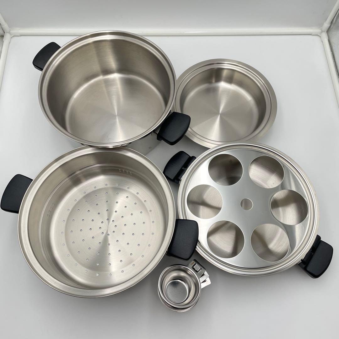 Amway 6Lシチューパンセット　大フライパン　大ソースパン