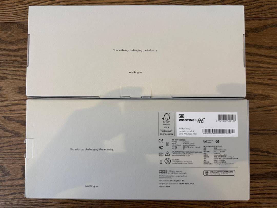 Wooting 80HE キーボード英語配列 Module + Case + α