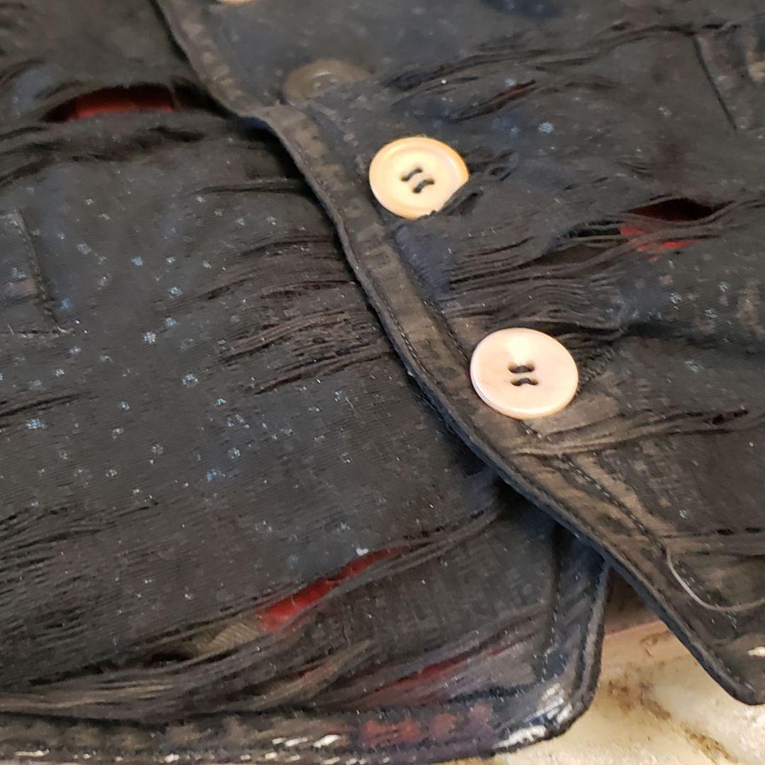 トップス France antique gilet original processing