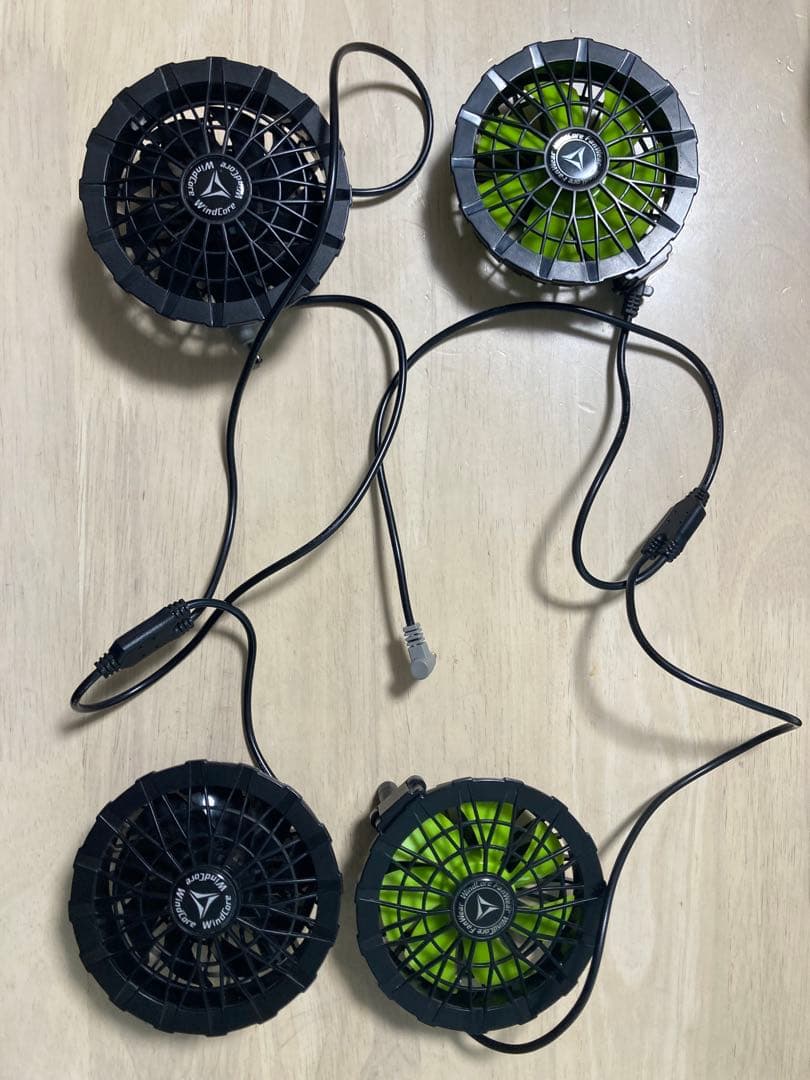 【2組セット】ワークマン 空調服 一式 服、バッテリー、ケース、ファン、充電器