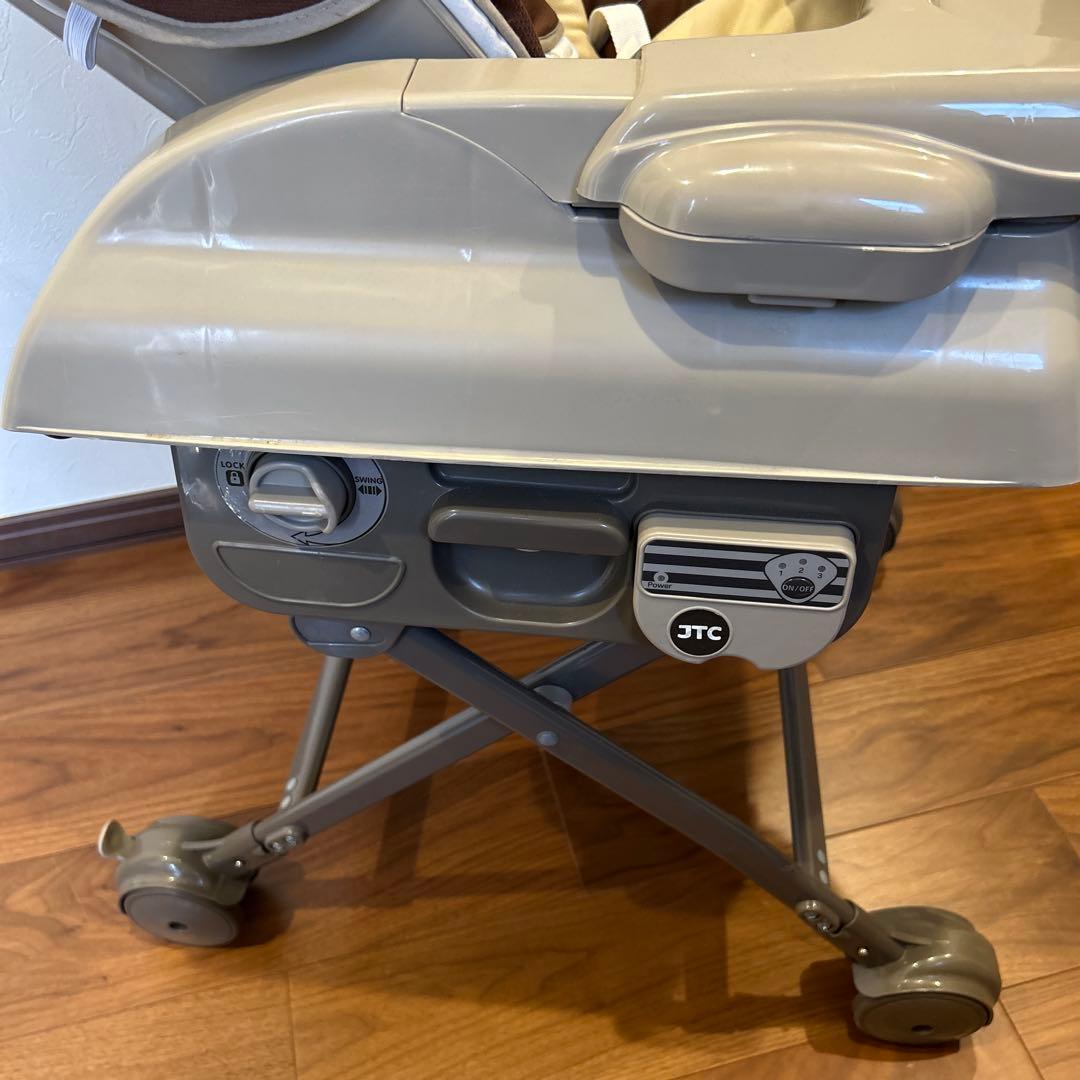 【極美品】JTC 電動スウィングチェア ハイローチェア MY BABY動作確認済