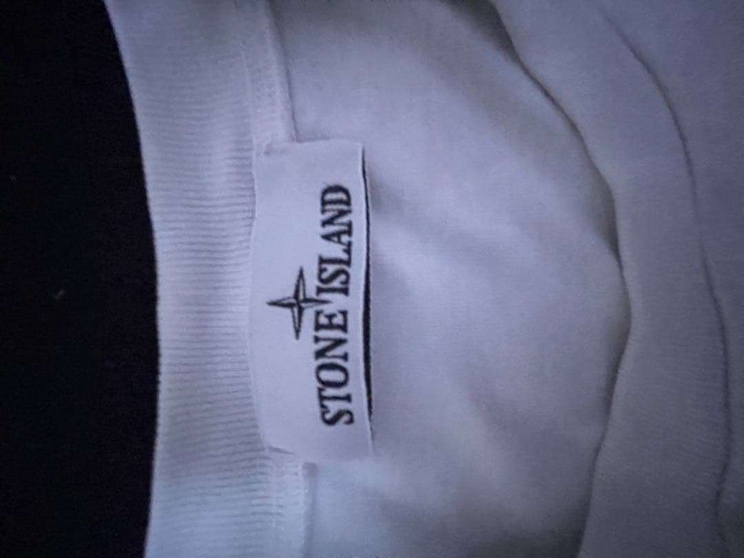 STONE  ホワイト長袖Tシャツ