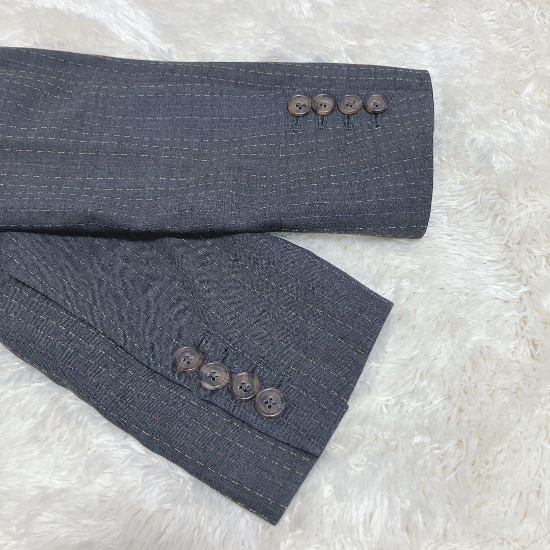 【美品】ポールスミスBLUE レディースセットアップ　スーツ　ドット　M相当