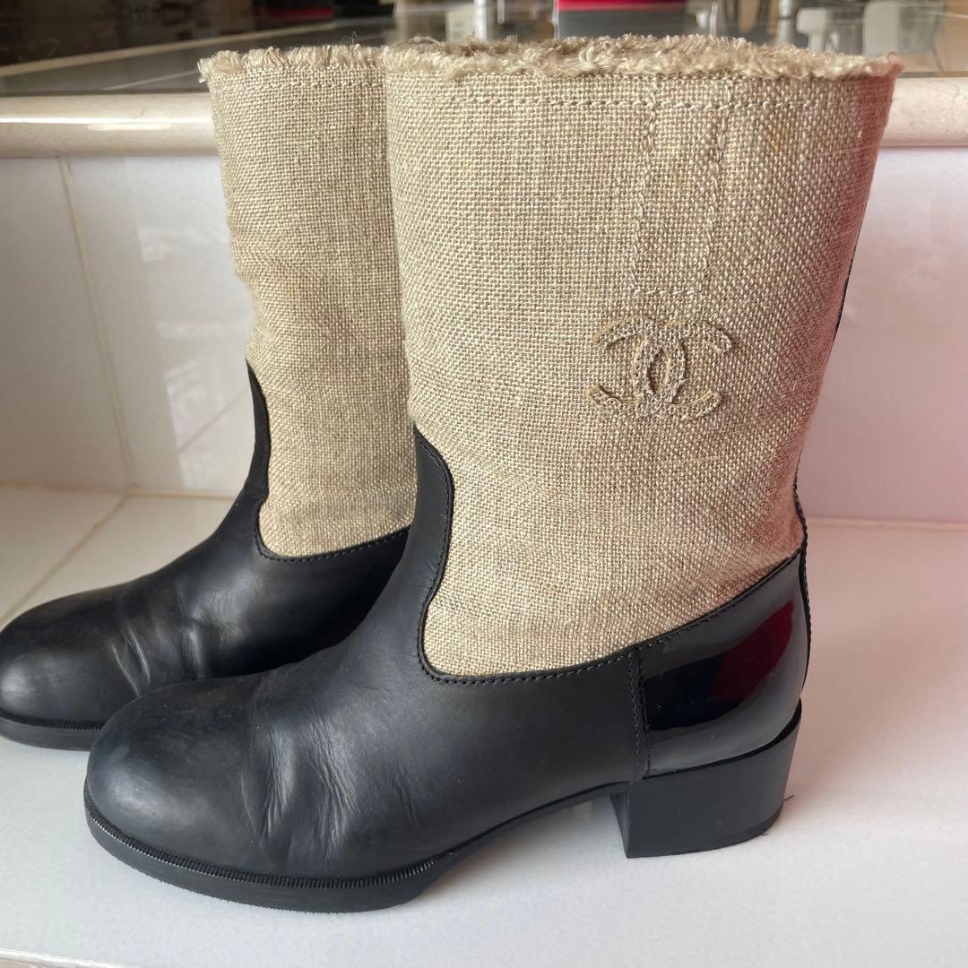お値下げ‼️CHANEL.シャネル.ブーツ.サイズ37C